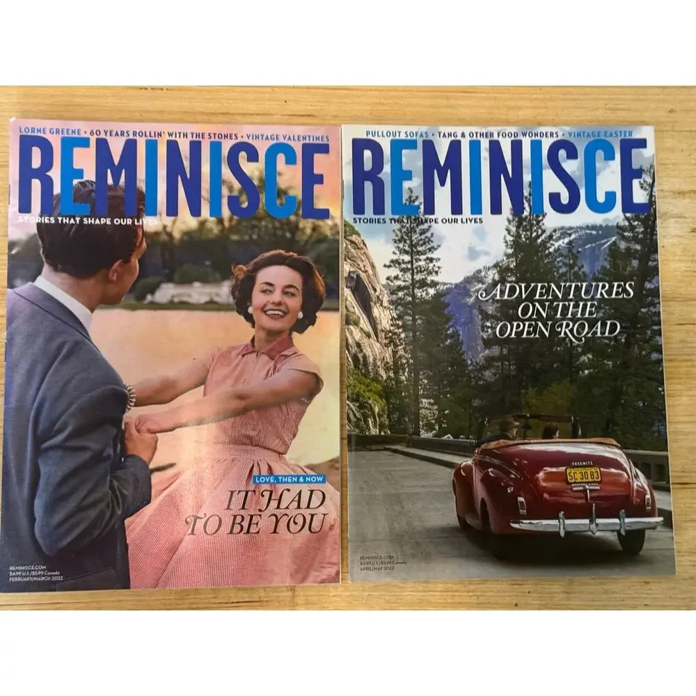 Lot of 6 Reminisce Magazine 2022 Full Year